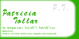patricia tollar business card